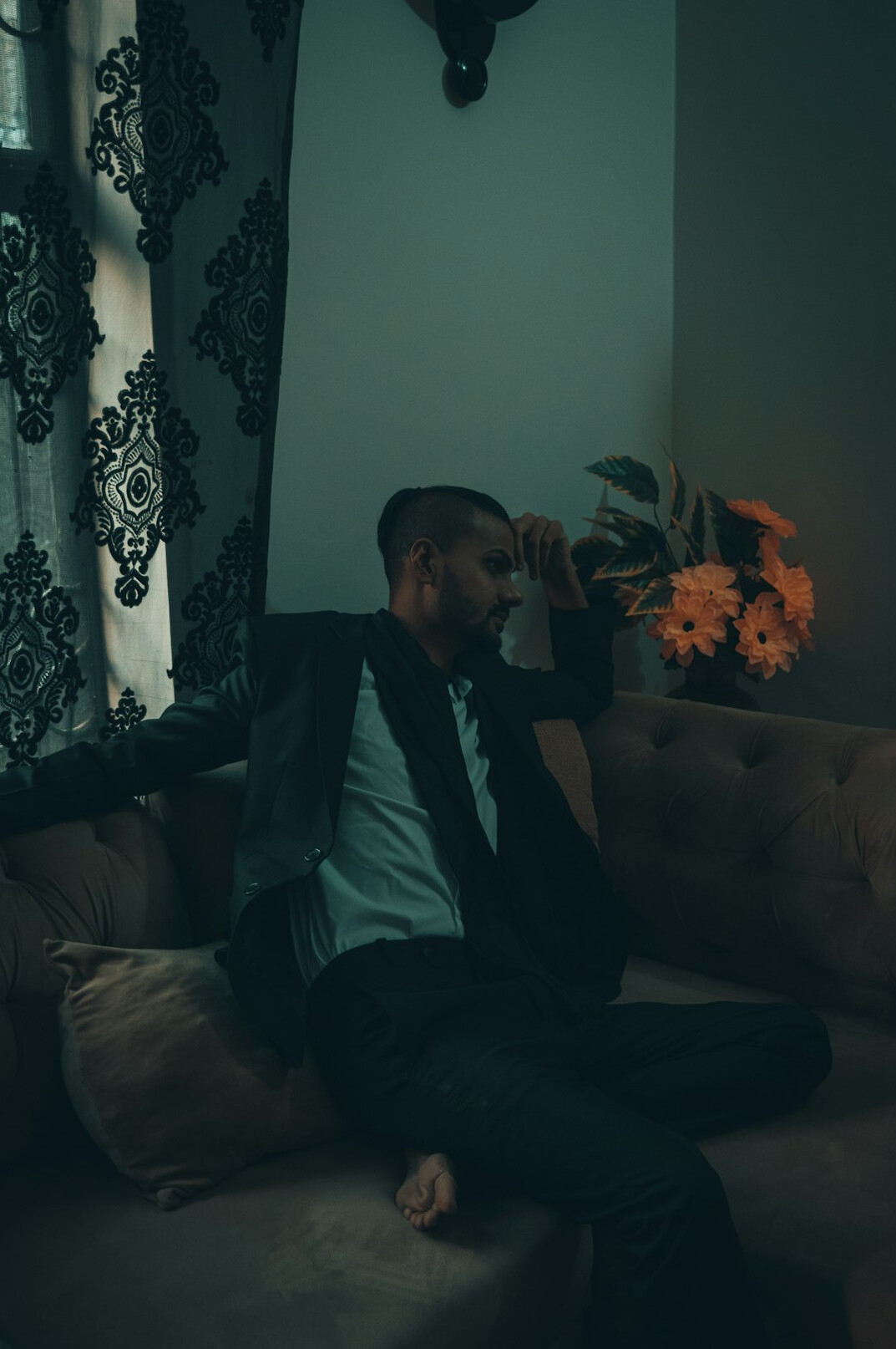 Portrait of a Turkish media crisis consultant man in a suit